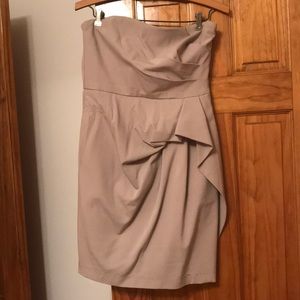 BcbgMAXAZRIA beige dress